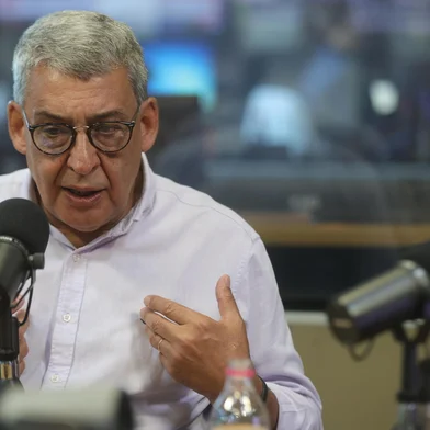 PORTO ALEGRE, RS, BRASIL - 27/10/2024 - Candidato Sebastião Melo em entrevista na Radio Gaúcha. Foto: Jonathan Heckler/ Agência RBS<!-- NICAID(15900098) -->