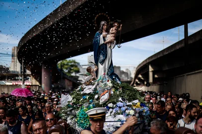 PORTO ALEGRE, RS, BRASIL, 02-02-2026: Tradicional Procissão de Navegantes em Porto Alegre reúne milhares de fiéis. Foto: André Ávila/Agência RBSIndexador: Andre Avila<!-- NICAID(16216661) -->
