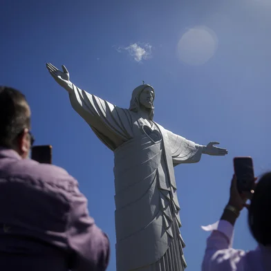 Encantado, RS, Brasil, 05-04-2025: Inauguracao do Complexo Cristo Protetor em Encantado, no Vale do Taquari. Foto: Mateus Bruxel / Agencia RBSIndexador: MATEUS BRUXEL<!-- NICAID(16010982) -->