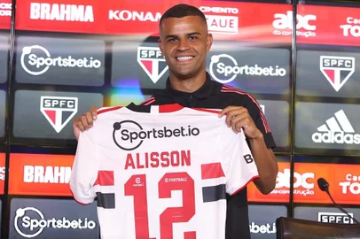 19/01/2022 - Apresentação Alisson, São PauloFotos: Rubens Chiri / saopaulofc.net