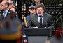 Milei reitera reivindicação por Malvinas e chama argentinos à reconciliação com as Forças Armadas