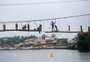 Nova ponte pênsil entre Torres e Passo de Torres deve ser entregue em até 30 dias 