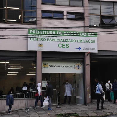 CAXIAS DO SUL, RS, BRASIL, 16/07/2021 - Fotos da fachada do CES - Centro Especializado de Saúde. (Marcelo Casagrande/Agência RBS)<!-- NICAID(14836857) -->