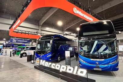 A unidade mexicana da Marcopolo irá produzir veículos os ônibus Paradiso G8 1350 e Paradiso G8 1200. O anúncio foi feito na Expo Foro 2024, nesta semana, e celebra os 25 anos da companhia no país.<!-- NICAID(15694533) -->