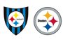 Huachipato e Steelers compartilham mesmos elementos no escudo.