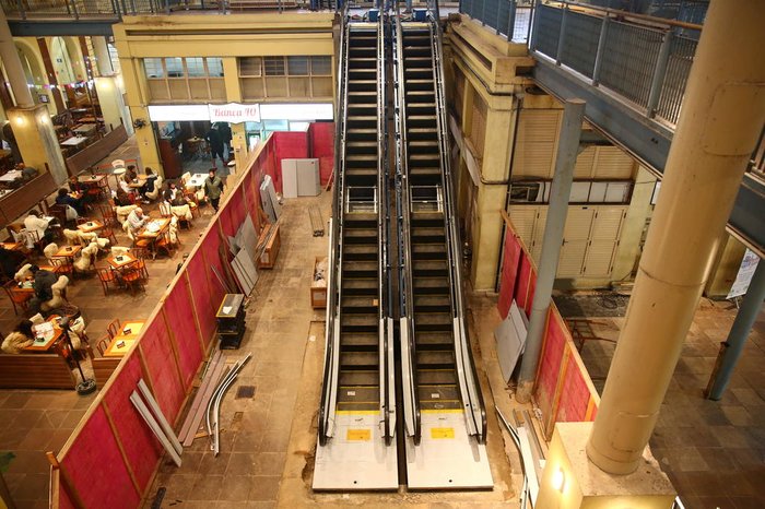 Com investimento de R$ 1,06 milhão, as novas escadas rolantes possuem um dispositivo de segurança multifuncional