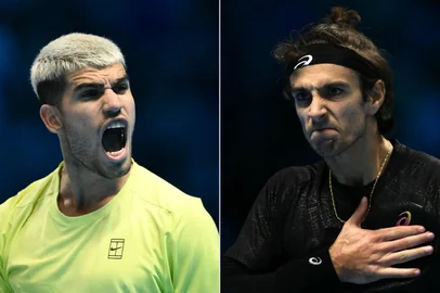 Montagem com fotos de MARCO BERTORELLO / AFP image