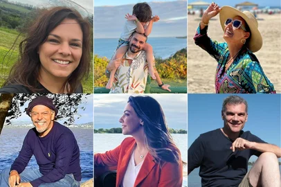 Giane Guerra, Luciano Potter, Cristina Ranzolin, Neto Fagundes, Cris silva e Eloi Zorzetto.