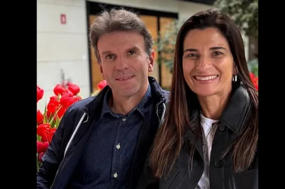 Casal presidente do Dunas Clube, Yana e Fabiano Zaffalon<!-- NICAID(16387055) -->