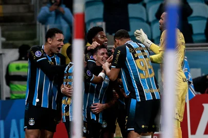 Duda Fortes / Agencia RBS PORTO ALEGRE, RS, BRASIL, 20-05-2026: Grêmio vs Palestino, na Arena, pela Copa Sul-Americana 2026. Foto: Duda Fortes/Agência RBS<!-- NICAID(16289849) -->