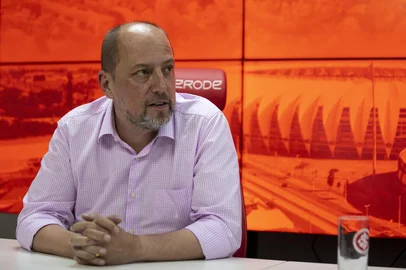 Camila Hermes / Agencia RBS PORTO ALEGRE, RS, BRASIL, 21.12.2023: Entrevista com o presidente do Internacional Alessandro Barcellos. Foto: Camila Hermes/Agencia RBS<!-- NICAID(15632315) -->
