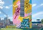 Cores ao concreto: artistas caxienses farão grafite de 350 metros em lateral de prédio no bairro Lourdes