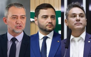 PORTO ALEGRE, RS, BRASIL, 15-05-2025, 10h00: Possíveis candidatos ao governo do Estado em 2026: Edegar Pretto, PT; Gabriel Souza, MDB; Luciano Zucco, PL (Foto: Montagem/Fabio Rodrigues-Pozzebom/Agência Brasil; Carolina Antunes; Mario Agra/Câmara dos Deputados)<!-- NICAID(16037959) -->