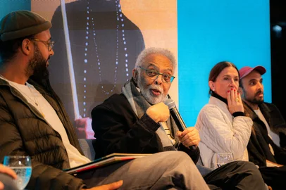 Gilberto Gil lança o songbook Tempo Rei, celebrando décadas de música e história, no Instituto Ling, em Porto Alegre.<!-- NICAID(16117647) -->