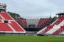 O espaço para a torcida do Grêmio no estádio do Estudiantes<!-- NICAID(15741339) -->