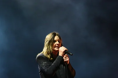 PORTO ALEGRE, RS, BRASIL - 30-04-2015 - Festival Monsters Rock no Estádio do Zequinha. Na imagem de Ozzy Osbourne.(FOTO: CARLOS MACEDO/AGÊNCIA RBS)<!-- NICAID(11378398) -->