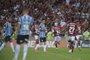FLAMENGO E GRÊMIO COPA DO BRASIL/SEMIFINALRJ - FLAMENGO-GRÊMIO-COPA-BRASIL/SEMIFINAL - ESPORTES - O jogador Arrascaeta do Flamengo comemora gol durante partida entre Flamengo e Grêmio, válido pelo semifinal da Copa do Brasil 2023. realizado no estádio Maracanã na cidade do Rio de Janeiro, (RJ), nesta Quarta-feira (16). 16/08/2023 - Foto: DHAVID NORMANDO/FUTURA PRESS/FUTURA PRESS/ESTADÃO CONTEÚDOEditoria: ESPORTESLocal: RIO DE JANEIROIndexador: DHAVID NORMANDOFotógrafo: FUTURA PRESS<!-- NICAID(15512571) -->