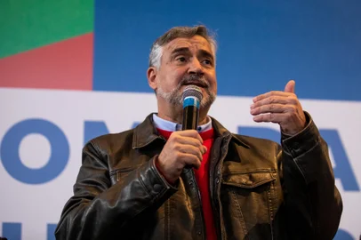 PORTO ALEGRE, RS, BRASIL, 03.07.2024: Ministra da Cultura e comitiva anunciam acões de reparacão e reconstrucão do setor cultural, fortemente impactado pela tragédia climática que atingiu o Estado em abril. Foto: Camila Hermes/Agencia RBS<!-- NICAID(15804369) -->