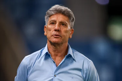 RS - FUTEBOL/CAMPEONATO BRASILEIRO 2024/GREMIO X CUIABA  - ESPORTES - Lance da partida entre Gremio e Cuiaba disputada na tarde deste sabado, na Arena Pantanal, em Cuiaba, em partida valida pela Campeonato Brasileiro 2024. FOTO: LUCAS UEBEL/GREMIO FBPA<!-- NICAID(15837747) -->