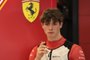 Ferrari's British reserve driver Oliver Bearman gets ready to take part in the third practice session of the Saudi Arabian Formula One Grand Prix at the Jeddah Corniche Circuit in Jeddah on March 8, 2024, replacing the Scuderia's Spanish driver Carlos Sainz Jr who was diagnosed with appendicitis requiring surgery. (Photo by Giuseppe CACACE / AFP)<!-- NICAID(15700177) -->