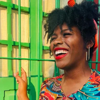 Remi Owadokun, criadora da plataforma Morena Pixels, que retrata pessoas negras<!-- NICAID(15495440) -->
