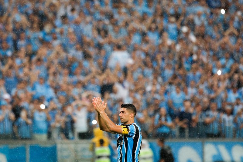 03/12/2023 - PORTO ALEGRE, RS, BRASIL - Jogo entre Grêmio e Vasco, na Arena, marcou a despedida de Luis Suárez do tricolor. FOTO: ANSELMO CUNHA, AGÊNCIA RBS<!-- NICAID(15615555) -->