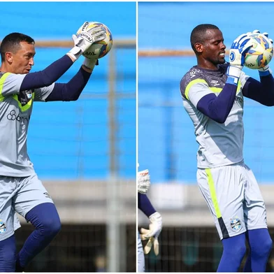 Marchesín e Caíque, goleiros do Grêmio