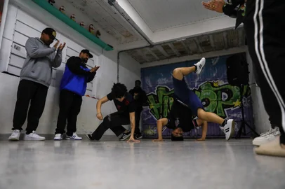 PORTO ALEGRE, RS, BRASIL - 2024.07.31- Casa do Hip Hop de Esteio oferece oficinas gratuitas. (Foto: Renan Mattos/Agencia RBS)<!-- NICAID(15828772) -->