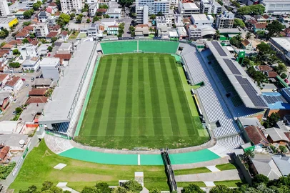 CAXIAS DO SUL, RS, BRASIL, 25/02/2025. Reportagem especial sobre os 50 Anos do Estádio Alfredo Jaconi. Imagens gerais do estádio. (Neimar De Cesero/Agência RBS)<!-- NICAID(15982939) -->