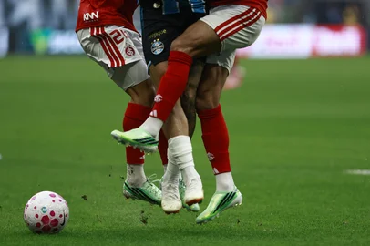 PORTO ALEGRE, RS, BRASIL, 11-10-2026: Grêmio vs Internacional, clássico GreNal nº455, pelo Campeonato Brasileiro Série A 2026. O jogo ocorre na Arena, em Porto Alegre. Foto: Jeff Botega/Grupo RBSIndexador: jeff botega<!-- NICAID(16385229) -->