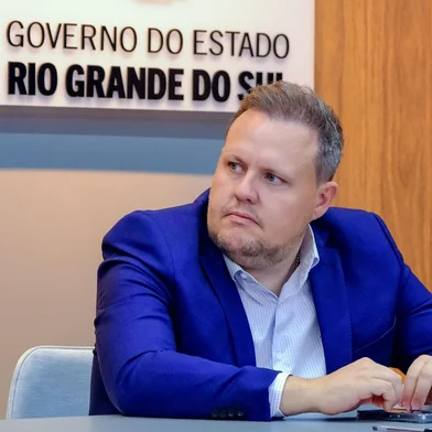 RIO GRANDE DO SUL, BRASIL, 28-03-2025: Covatti Filho, do PP-RS. Foto: Filipe Lederhos/Divulgação<!-- NICAID(16069216) -->