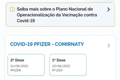 Carteira digital de vacinação covid-19<!-- NICAID(14914129) -->