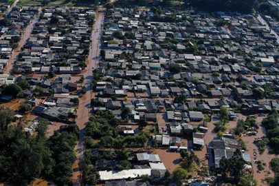 ELDORADO DO SUL, RS, BRASIL - 06/05/2024 - Cidade de Eldorado do Sul, na Região Metropolitana, atingida pela forte enchente. FOTO: DUDA FORTES, AGÊNCIA RBS<!-- NICAID(15756895) -->