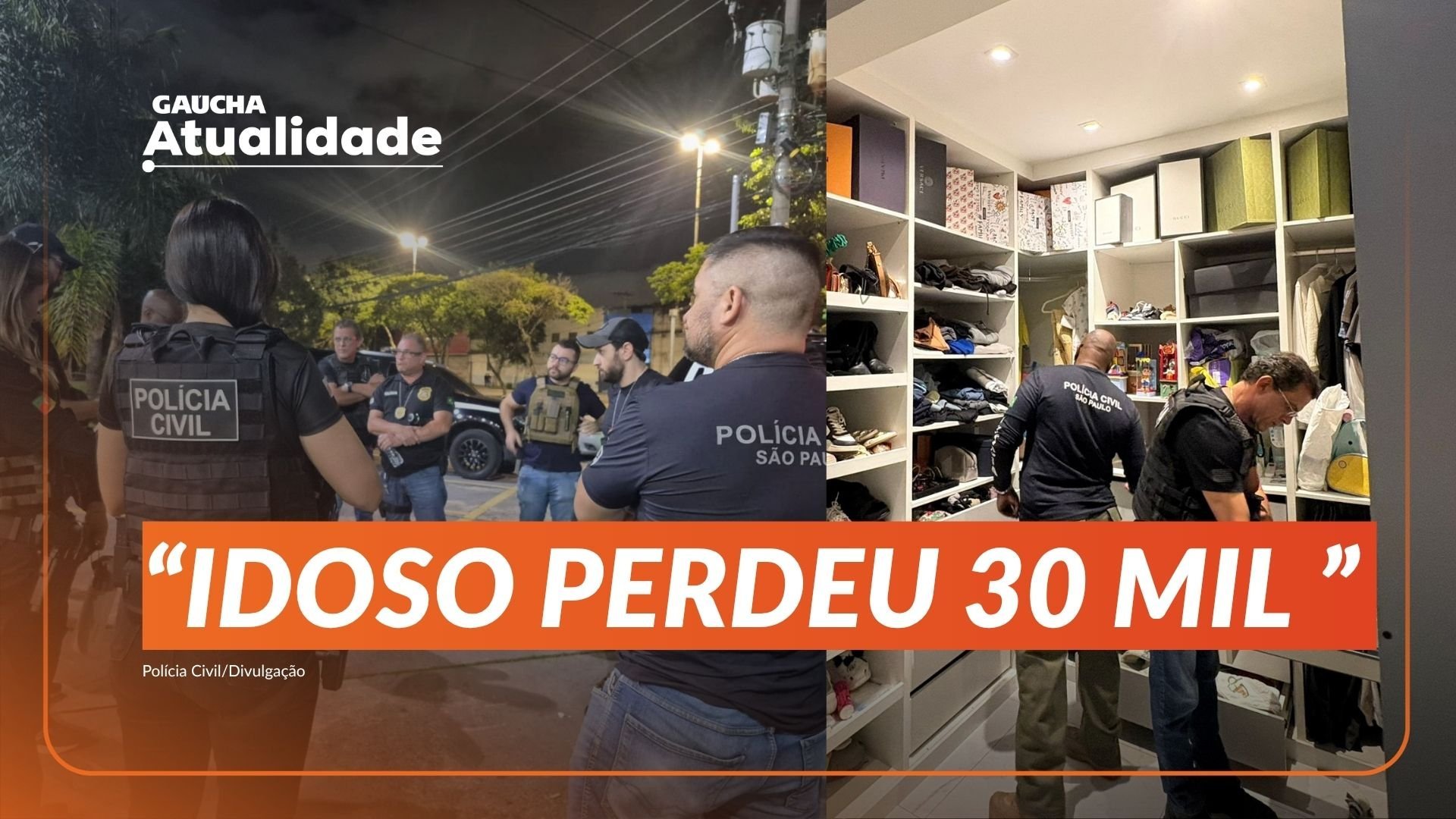 Casal suspeito de aplicar golpe em idoso em Gua&iacute;ba &eacute; alvo de opera&ccedil;&atilde;o em S&atilde;o Paulo