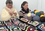 Café colonial dos bons, com novidade para aquecer o inverno:  "crochetaço" em Morro Reuter
