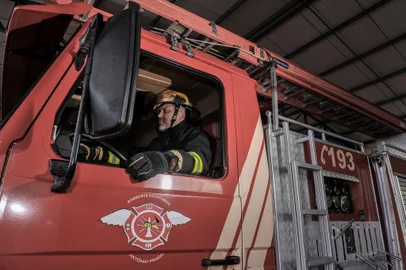 ANTÔNIO PRADO, RS, BRASIL, 28/08/2023. Reportagem foi conhecer o dia a dia dos bombeiros voluntários de Antônio Prado. (Neimar De Cesero/Agência RBS)Indexador: NEIMAR DE CESERO<!-- NICAID(15524431) -->