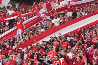 *A PEDIDO DE ELISABETH BERTINATTO* Torcida colorada no Beira-Rio - Foto: Ricardo Duarte/SC Internacional/DivulgaçãoIndexador: RICARDO DUARTE<!-- NICAID(15265876) -->