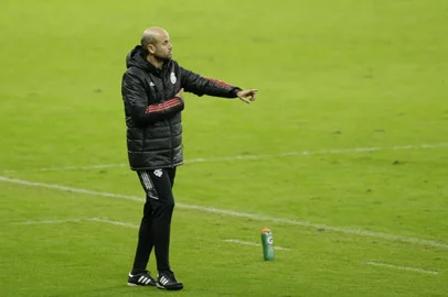 PORTO ALEGRE, RS, BRASIL - 05.05.2021 - O Inter enfrenta o Olimpia-PAR pela terceira rodada da fase de grupos da Libertadores. (Foto: Marco Favero/Agencia RBS)<!-- NICAID(14775583) -->