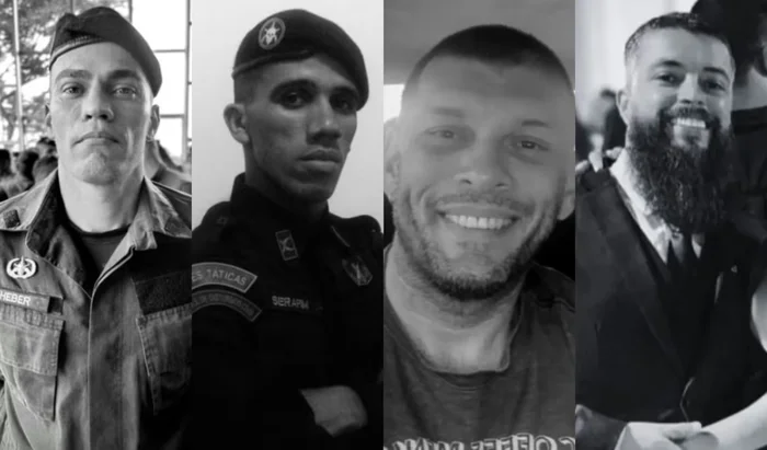 Montagem sobre fotos das Polícias Militar e Civil do RJ / Divulgação