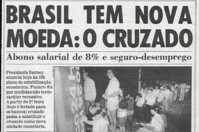 Plano Cruzado, lançado em 1986<!-- NICAID(16230939) -->