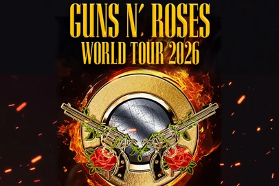 A banda norte-americana de rock Guns N'Roses anunciou nesta segunda-feira (24) as datas da Guns N' Roses World Tour 2026. Serão 41 cidades contempladas, sendo nove brasileiras. <!-- NICAID(16173081) -->