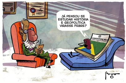 PORTO ALEGRE, RS, BRASIL, 08-10-2026: Charge do Fraga. Foto: Gilmar Fraga/Grupo RBS<!-- NICAID(16383569) -->
