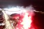Porto Alegre, RS, Brasil, 08/08/2023 - Ruas de fogo no pré-jogo entre SC Internacional vs CA River Plate no Beira-Rio - Foto: Jefferson Botega/Agência RBS<!-- NICAID(15504806) -->