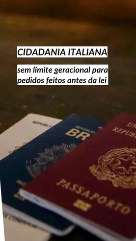 Cidadania italiana: pedidos feitos antes de março de 2025 continua com direito sem limite de gerações!