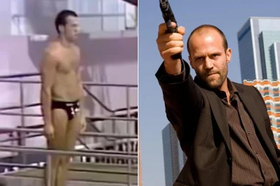 Antes de se tornar ator, Jason Statham foi atleta de salto ornamental.<!-- NICAID(15834605) -->