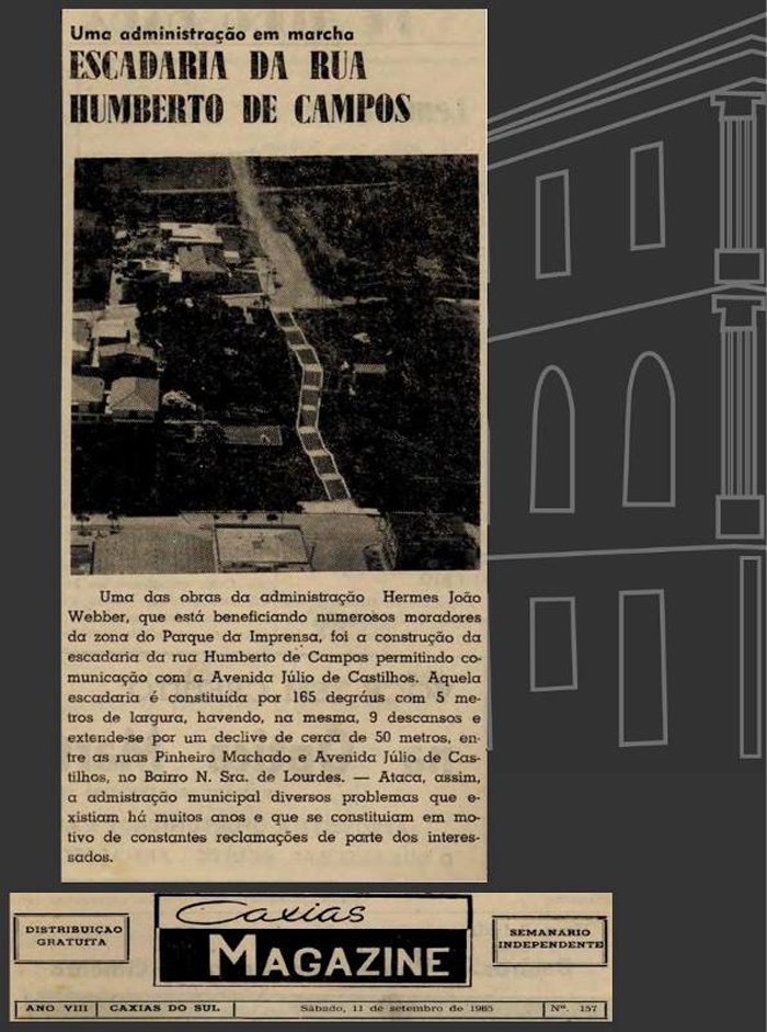 Arquivo Histórico Municipal João Spadari Adami e Caxias Magazine / Divulgação Arquivo Histórico Municipal João Spadari Adami e Caxias Magazine / Divulgação
