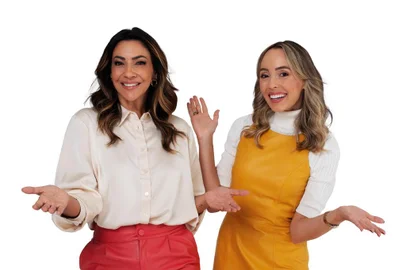 Cris Silva e Giulia Perachi, apresentadoras do programa Baita Sábado, da RBS TV<!-- NICAID(15723781) -->