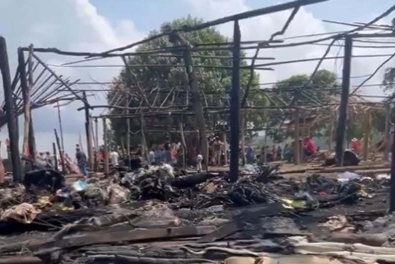 Nove pessoas morrem em incêndio em acampamento do MST no Pará. Foto: Twitter/Reprodução<!-- NICAID(15621905) -->