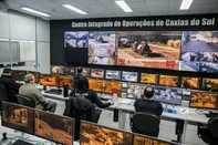 CAXIAS DO SUL, RS, BRASIL, 07/07/02025. Coletiva de imprensa apresenta números da segurança em Caxias do Sul. O município apresentou queda em indicadores relacionado a roubos e crimes contra a vida no primeiro semestre de 2025, na comparação com o mesmo período do ano passado (Neimar De Cesero/Agência RBS)Indexador: Neimar De Cesero<!-- NICAID(16075001) -->