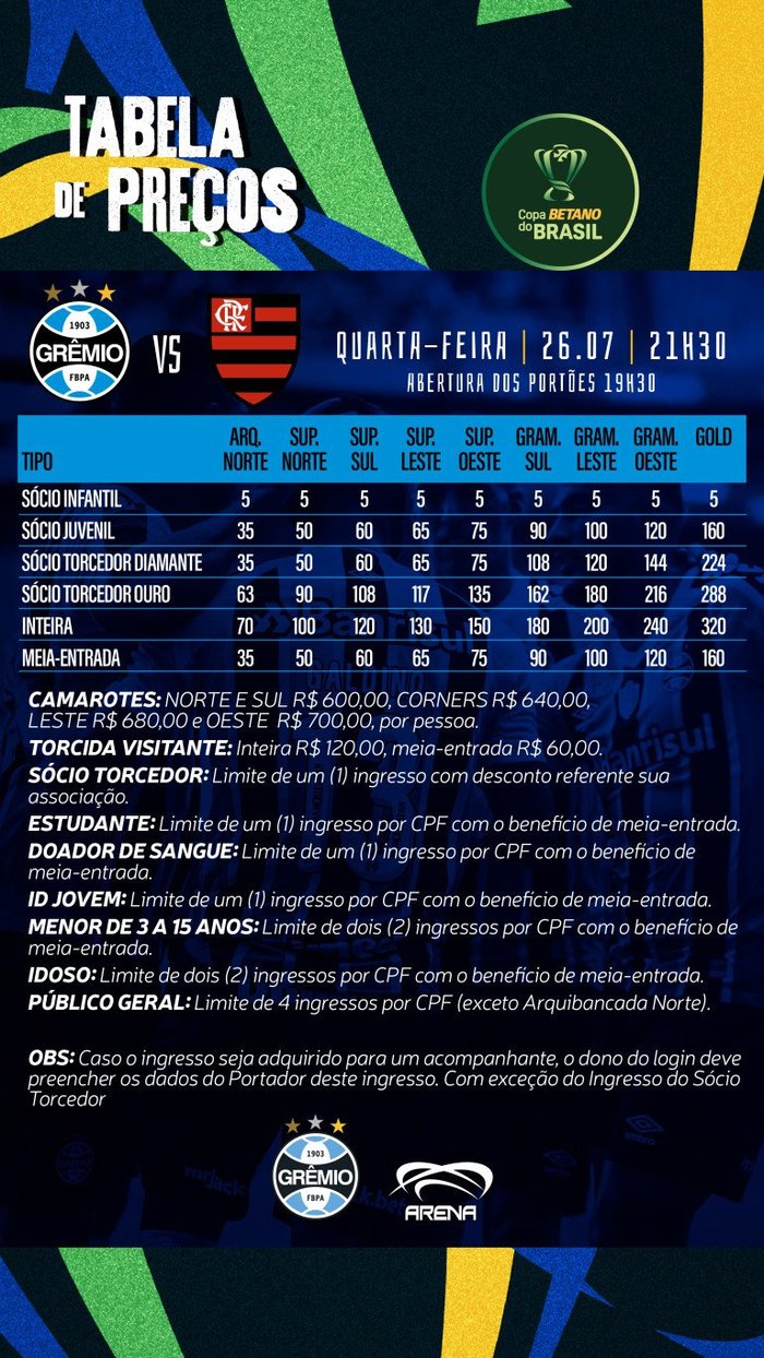 Reprodução / gremio.net